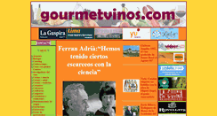 Desktop Screenshot of gourmetvinos.com